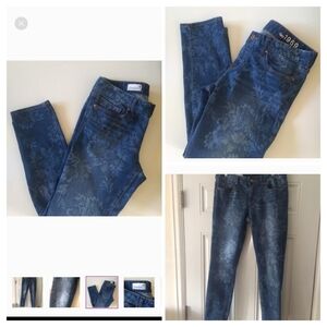 Gap Always Skinny Jean Flower Print Sz 28